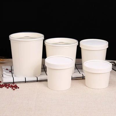 Холодные жидкости принимают прочь BPA свободную лапшу супа изготовленная на заказ печать устранимый шар белой бумаги