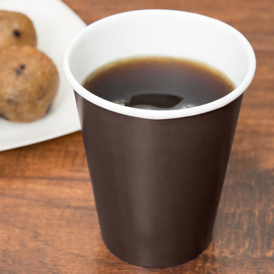 Эспрессо кофейной чашки белой бумаги придает форму чашки бумажные стаканчики черноты 26oz напитка Drinki горячего/холодного напитка холодные Recyclable устранимые