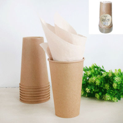Десерты Flexo печатая кофейные чашки 32oz Biodegradable Kraft бумажные горячие