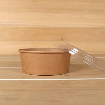 Подгонянные течебезопасные качества еды принимают прочь Recyclable тавоту устойчивое 1015ml Kraft бумажный шар