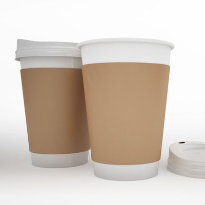 Бумажный стаканчик кофе стены изготовленных на заказ Biodegradable бумажных стаканчиков 6oz 8oz 9oz 12oz 16oz Kraft устранимый двойной