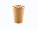 бумажные стаканчики кофе Брауна контейнера напитка бумаги 8oz Kraft устранимые одностеночные
