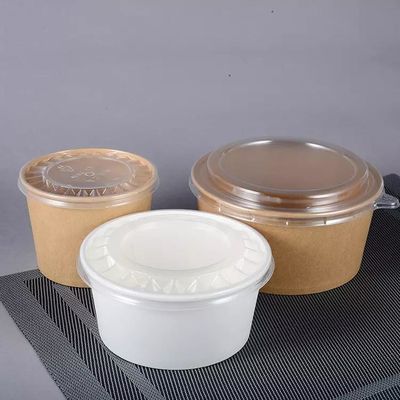 Шары бумаги 10oz салата бумажной плошки для супа контейнера лапши устранимой устранимые
