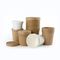 Плошка для супа чашки белой бумаги качества еды OEM продажи фабрики бумажного шара 22oz доказательства масла Biodegradable устранимая