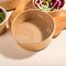 Шар водоустойчивых чернил Брауна бумажного шара качества еды Takeout Biodegradable устранимый бумажный