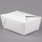 Коробка для завтрака стойки Borad печатания Kraft прямоугольника устранимая белая бумажная упаковывая вверх