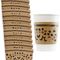 Кофе держателя бумажного стаканчика кофе рукав чашки устранимого бумажного изготовленный на заказ